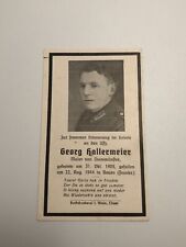 WW2 German Death Card Unteroffizier KIA 22/08/1944 Rouen, France