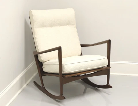 Danish Mid Century Modern Sculpted Rocking Chair by Ib Kofod-Larsen for Selig -A Cover