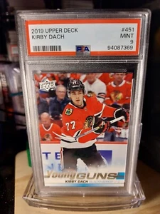 Kirby Dach Young Guns Rookie Card PSA 9 Chicago Blackhawks/ Montreal Canadiens - Picture 1 of 2