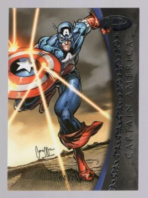 CAPTAIN AMERICA 2012 UPPER DECK MARVEL PREMIER #7 **#049/199** - Image 1 of 2