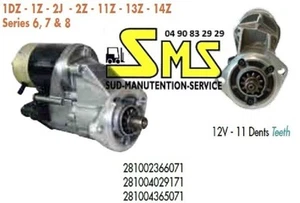DEMARREUR D2030 12V TOYOTA Serie 6 7 8 1DZ 1Z 2J 2Z 11Z 13Z 14Z CARRELLO - Foto 1 di 2