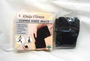 Wuju Fitness Kniebandage Unterstützung Kompressionsärmel - Schwarz/Small - Bild 1 von 2