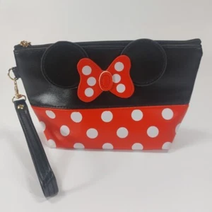 Bolso Estuche Bolso con Lazo a Lunares Negro Rojo y Blanco Inspirado en Dibujos Animados Maquillaje/Cosméticos - Imagen 1 de 17