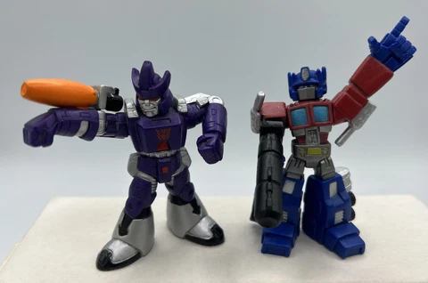 Transformers Robot Heroes Action Figure Galvatron & Optimus Prime 06-07 Lot of 2 Cover