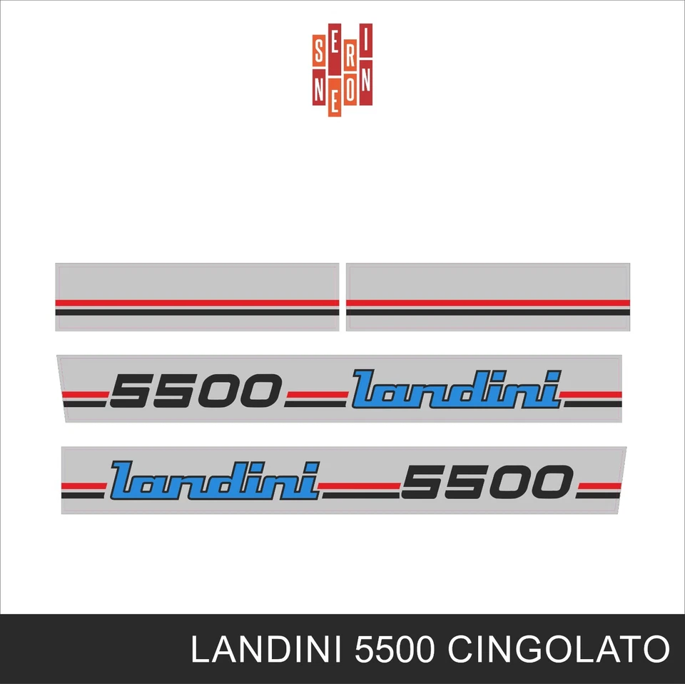 Kit adesivi stickers LANDINI 5500 CINGOLATO - Imagen 1 de 1