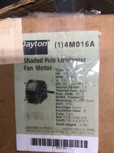 Dayton Shaded Pole Kondensator Lüftermotor (4M016A) - Bild 1 von 3
