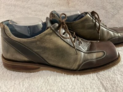 Robert Wayne Brown Leather Lace Up Square Toe Dress Shoes Men's Size US 11: EU44 - Image 1 of 4
