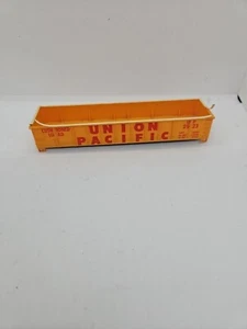 Preowned Tyco 40' Steel Gondola Union Pacific Paint Golw In The Dark - Picture 1 of 4