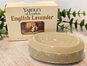 VINTAGE NEW IN BOX🪻Yardley of London English Lavender Soap 1979 Imprinted Oval - Picture 1 of 14