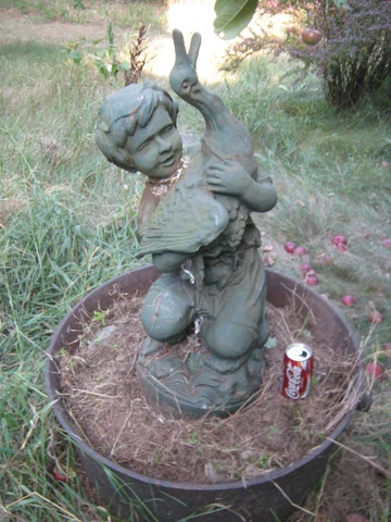 ANTIQUE ARCHITECTURAL WATER FOUNTAIN CAST IRON FLOWER GARDEN STATUE SCULPTURE NY Cover