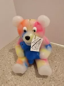 Teddybär mit Babby Bear Kerze Sammlerserie signiert vom Künstler - Bild 1 von 5