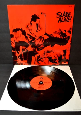 1970's SLADE "Slade Alive" 12" LIVE German Import LP Polydor no. 2383 101 NM - Image 1 of 4