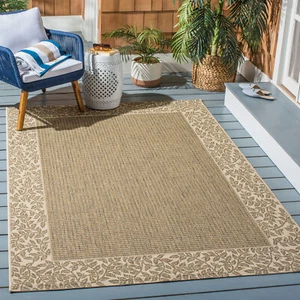 Safavieh Indoor / Outdoor Brown / Natural Area Rugs - CY0727-3009 - Picture 1 of 12