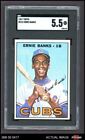 1967 Topps #215 Ernie Banks Cubs Hof Sgc 5.5 - Ex+ 26B 00 0417