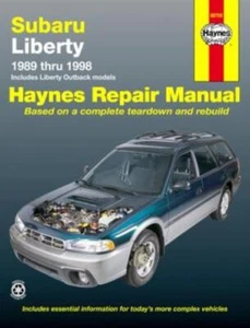 Haynes Manual Subaru Liberty Outback 1989-1998 Workshop Service Repair - Picture 1 of 5