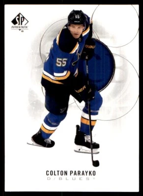 2020-21 SP Authentic Colton Parayko St. Louis Blues #45 - Image 1 of 2