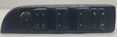 10-14 Cadillac Escalade Left Driver Side Front Window Switch OEM Woodgrain - Image 1 of 4