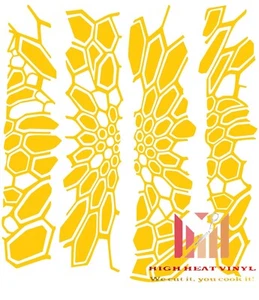 High Heat Duracoat Vinyl Firearm Stencil 10" x 12" - Kryptek strips styling - Picture 1 of 4