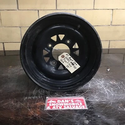 Черный обод переднего колеса 12x6,5 # 0402-657 Arctic Cat 2001 cat 500 4x4 (2-9) - Изображение 1 из 4