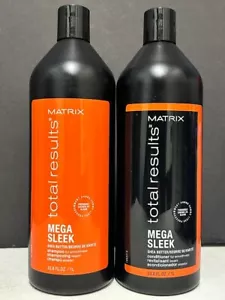 Matrix Total Results Mega Sleek Shea Butter Shampoo & Conditioner -33.8floz each - Picture 1 of 1