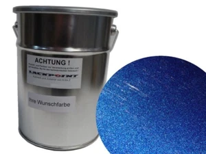 4 Liter Spritzfertigen Basislack geeignet für Porsche 32B Blau Metallic Autolac - Picture 1 of 1