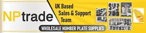 4D MATTE letter 5mm Black Matt Acrylic x500 (A TO Z ) WHOLESALE for Number Plate - Picture 1 of 8