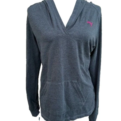 PUMA Womens Lifestyle Long Sleeve Hooded soft Top size L A000246 - Image 1 of 4
