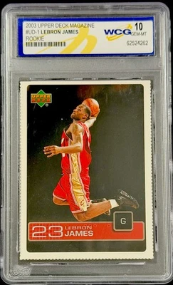 Tarjetas de revista Upper Deck 2003 - LeBron James #UD1 (RC) Foto 1 de 2