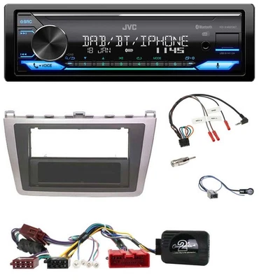 JVC Bluetooth DAB USB Lenkrad Autoradio für Mazda 6 2010-2012 aktiv - Bild 1 von 4