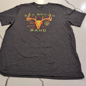 Zac Brown Band "The Owl Tour" concert Tour T-Shirt Adult XL Double Sided - Picture 1 of 12
