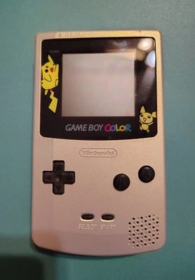 Gameboy Color Pokemon Oro/Plata Pikachu Edición Pichu Probado/Funcionando, Precioso ⚡ Foto 1 de 4