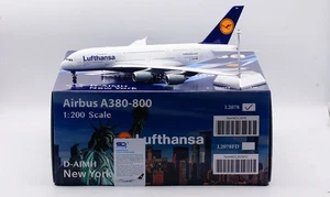 SQ Wings 1:200 L2078 Lufthansa AIRBUS A380 Diecast Aircraft Jet Model D-AIMH New - Picture 1 of 16