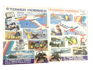 Vintage 2000,2001 Tower Hobbies Radio Control General Annual Catalogs Great Info - Foto 1 di 1