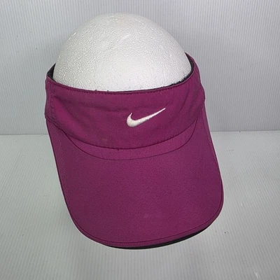 NIKE Featherlight GOLF Visera Sombrero Rosa Frambuesa Correa Ajustable Gancho y Lazo Foto 1 de 4