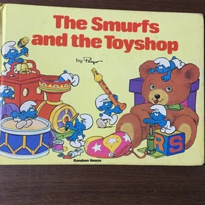 Vintage The Smurfs and the Toyshop Christmas Holiday Book 1984 - Picture 1 of 6