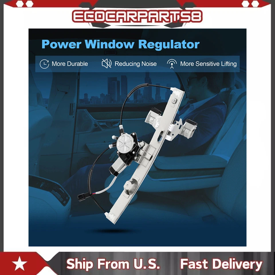 Regulador ventana lateral pasajero trasero con motor Pontiac Grand Prix 2004-2008 Foto 1 de 1