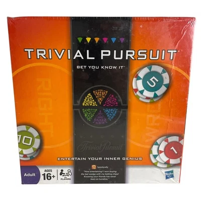 Trivial Pursuit Bet You Know It Board Game Family Adult Fun Night Ages 16+ - Image 1 of 4