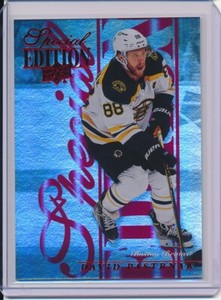 2023-24 Upper Deck Series 1 Special Edition Red David Pastrnak