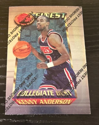 1994-95 Topps Finest Kenny Anderson Collegiate Best W/Coating - Image 1 of 2
