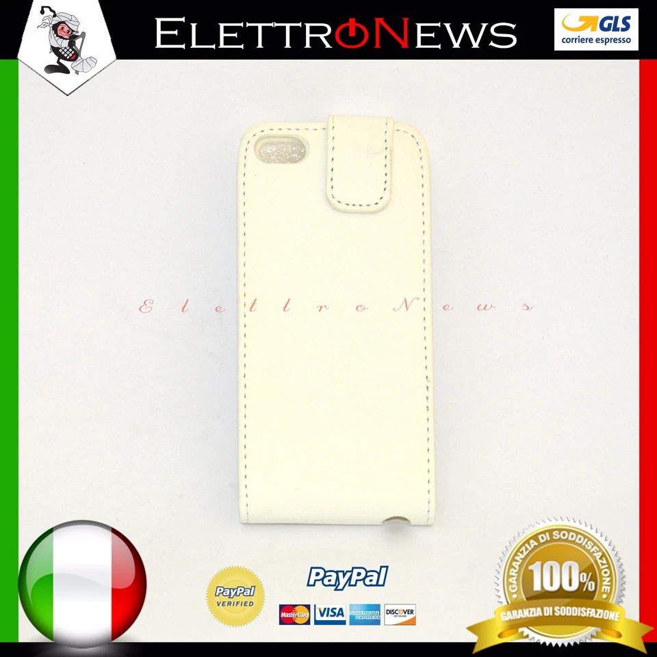 Cover custodia flip verticale per Iphone 5C Bianco - Immagine 1 di 1