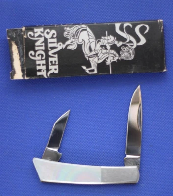 Vintage Gerber Silver Knight 250B Pearl, 2 hojas, nuevo en caja, nuevo en caja Foto 1 de 2