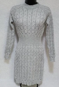 Womens Sweater Dress Size S Small Gray - Picture 1 of 12