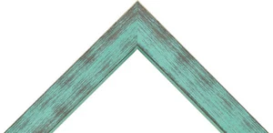 Turquoise Poplar Picture frame, great for 3/4" canvas, (different sizes) - Picture 1 of 1