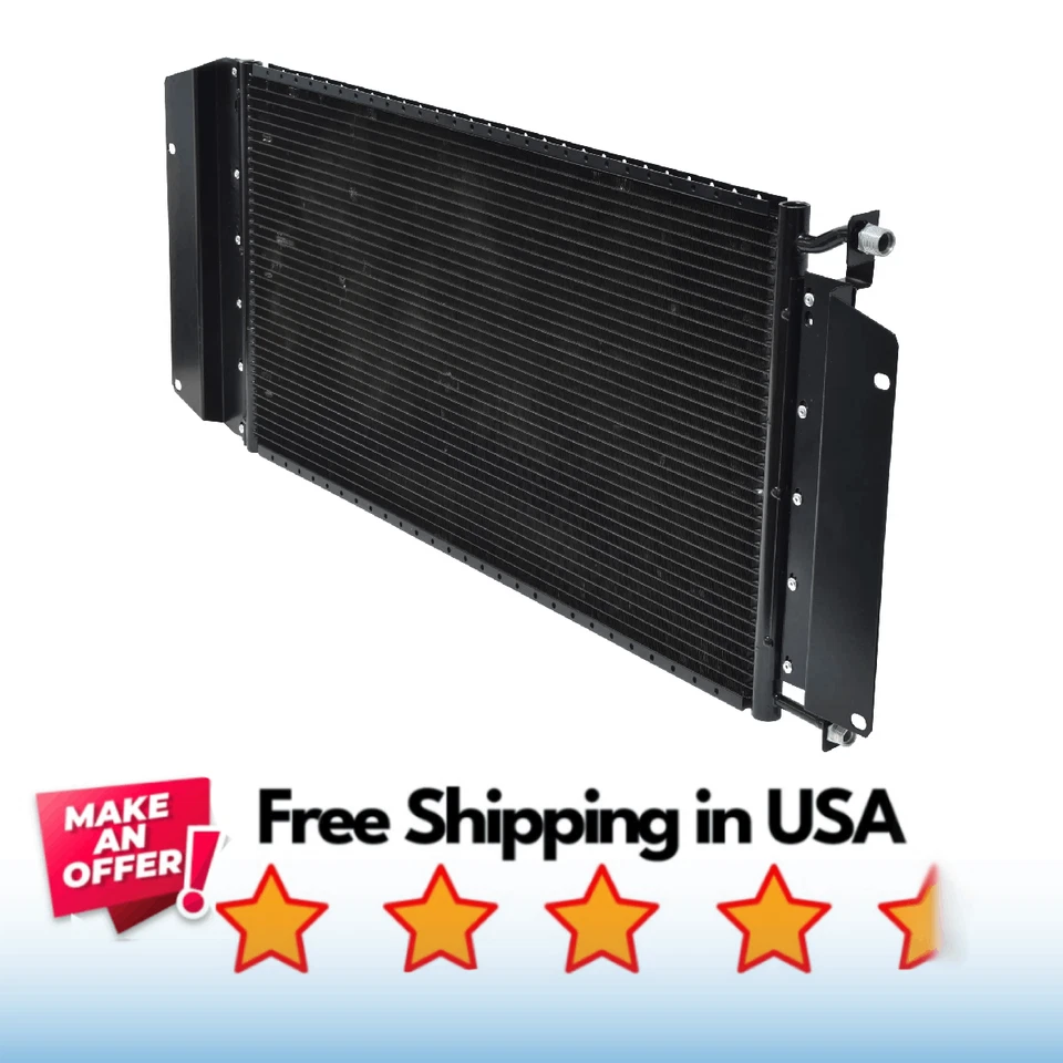 Condensador de aire acondicionado compatible con Kenworth T300 01-05, Peterbilt 335 05-07, Peterbilt 340 2007 Foto 1 de 1