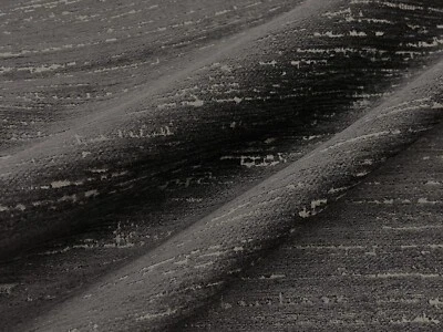 Lee Jofa Textured Chenille Upholstery Fabric- Noor / Black 4 yds 2014125.8 - Image 1 of 3