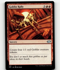 MTG Goblin Rally Jumpstart 2022 Uncommon - Picture 1 of 1