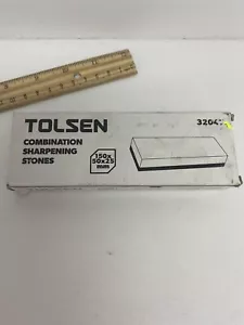 Combinación de piedra de afilar cuchillo Tolsen grano de doble cara pulido antideslizante - Imagen 1 de 2