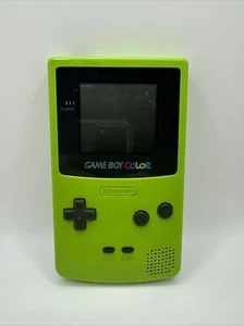 Nintendo Gameboy Color CGB001 Kiwi Lime Green Handheld System TESTED & WORKING - Picture 1 of 4