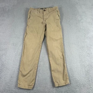 American Eagle Jeans Mens 26x28 Beige Denim Slim Straight AE Pants - Picture 1 of 11