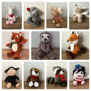 KINDER ANIMAL 9" PLUSH SOFT TOYS by Ferrero *Multi Listing* Choose your animal - Picture 1 of 13